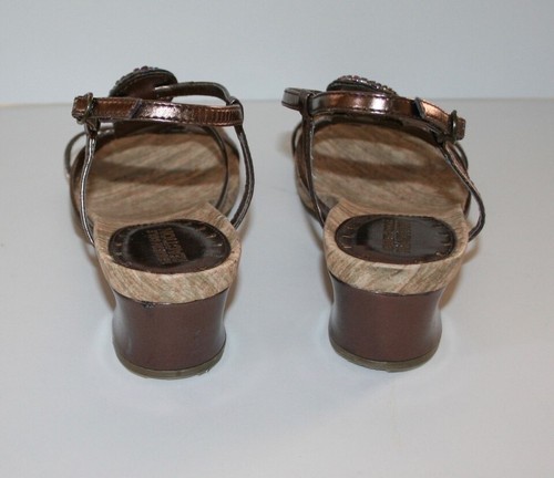 Kenneth Cole Reaction Girl's Brown Sandals Size 4M - Picture 4 of 5
