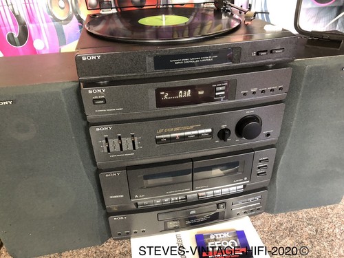 Sony LBT-D108 STEREO CD DECK RECEIVER + PS-LX52P TURNTABLE SERVICED L@@K FREE PP - Picture 5 of 20