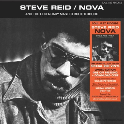 STEVE REID - NOVA (TRANSPARENT RED COLOURED)   VINYL LP + MP3 NEU