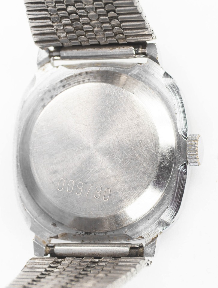 Pobeda Mens Watch 90s Style Watch Manual Square Watch With Metal