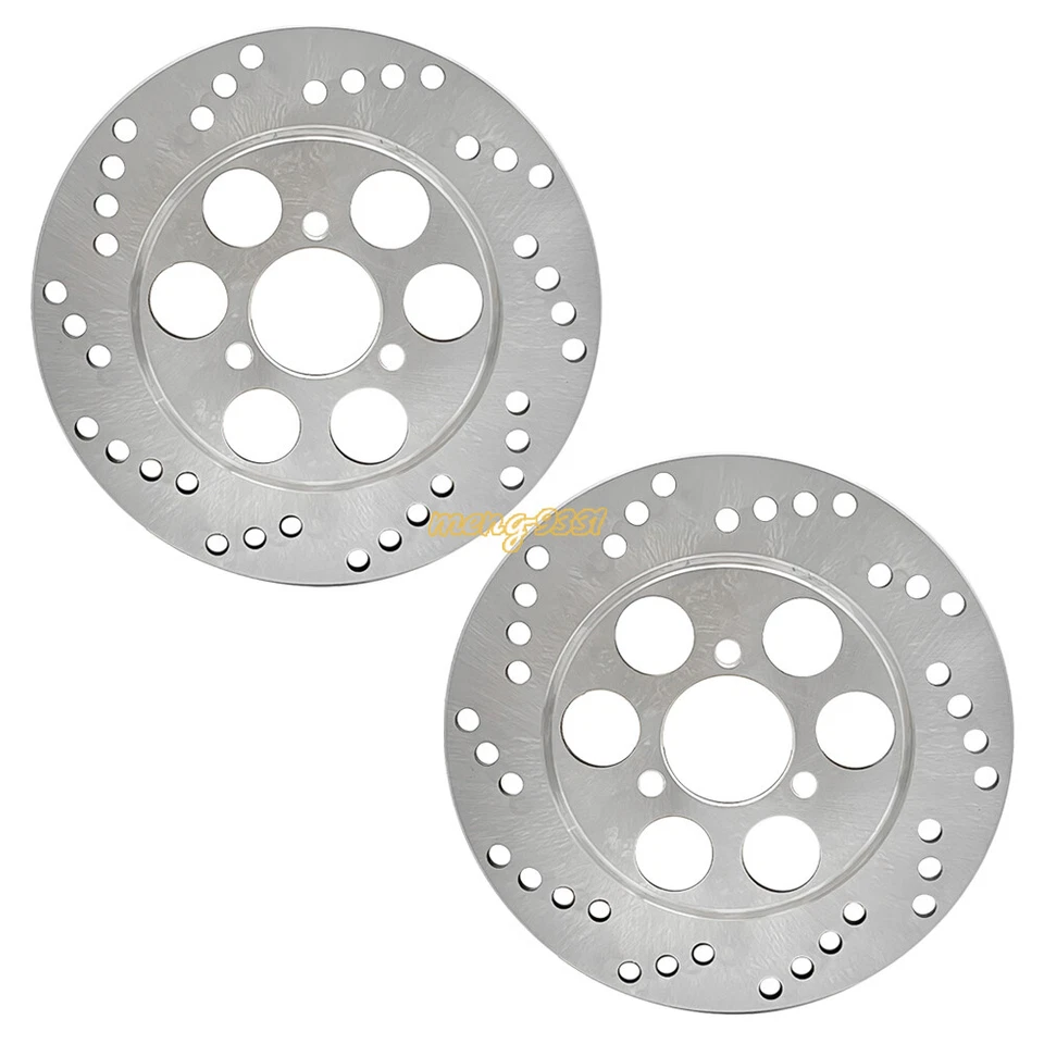 2x Rotores de disco de freno delanteros para Honda ATC200X 1983 1984 1985 ATC250R 1983-1984 Foto 2 de 4