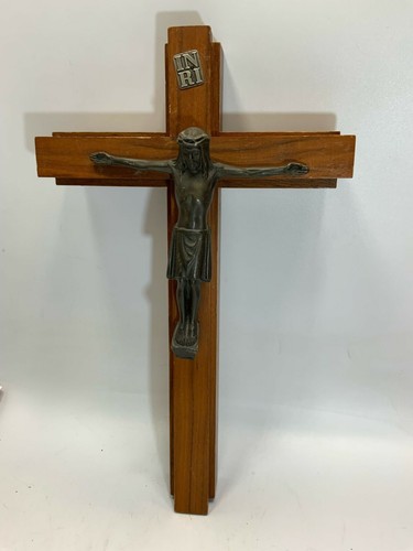 Crucifijo de madera llamada enferma últimos ritos velas contenedor de agua bendita instrucciones - Imagen 5 de 10