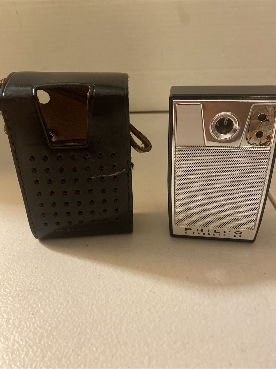 VINTAGE PHILCO 6 TRANSISTOR RADIO MODEL T-68BK-G Tested J | eBay VINTAGE PHILCO 6 TRANSISTOR RADIO MODEL T-68BK-G Tested J | eBay