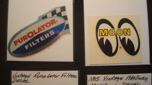 Riesiges Set (6) - Oldtimer Automobil - Rennen - Aufkleber - Mond, Mono Mag, Purolator - Bild 7 von 9