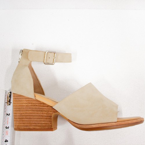 Kork-Ease Gazania Sandals Sand Suede Ankle Strap Block Heels Women's Size 8 - Picture 11 of 12