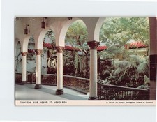 Postcard Tropical Bird House St. Louis Zoo St. Louis Missouri USA
