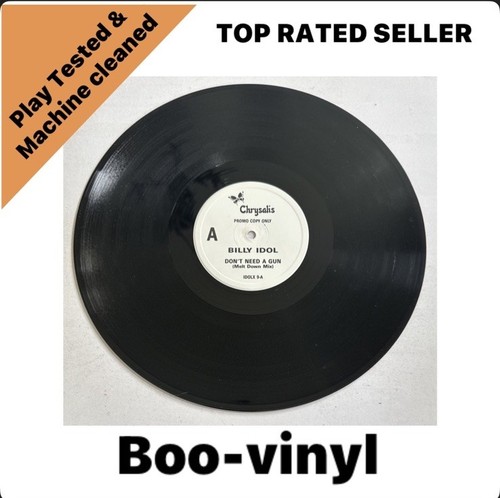 Billy Idol ~ Don't Need A Gun 12" Promo Vinyl Sngle Punk UK 1987 UK