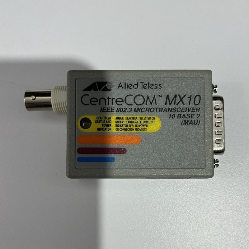 Allied Telesis CentreCOM MX10 Microtransceiver IEEE 802.3 10BASE2 MAU AT-MX10