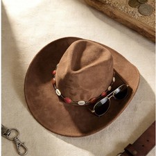 Women Cowgirl Hat Soft Structured Fit Warm Cooler Season Wear Secure Head Sizing