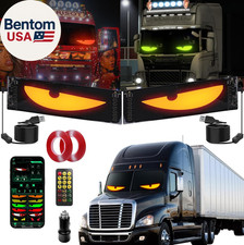 2PC 5800 Lux High-Brightness Devil Eyes LED Light Strips for Cars/Trucks/Suvs -