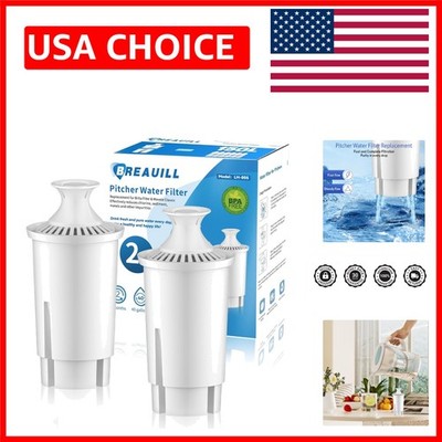 Multi-Stage Water Filter Replacement Compatible with Brita (2 PCS)