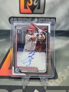 2024 Bowman Chrome Sheng-En Lin 1st Auto RC Rookie #CPA-LSH  台灣 林盛恩