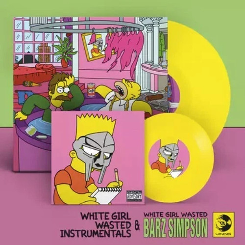 White Girl Wasted Instrumentals & Barz Simpson Yellow Vinyl Bundle x/150 Sealed prezzo ebay