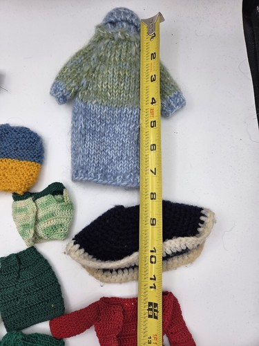 Vintage Barbie Fashion Clone Size Crochet Knit Mixed Clothing Lot Handmade Tlc - Picture 18 of 20