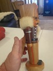 Vintage Erzgebirgische Volkskunst Wood Nutcracker  Soldier 10” German  — photo 4