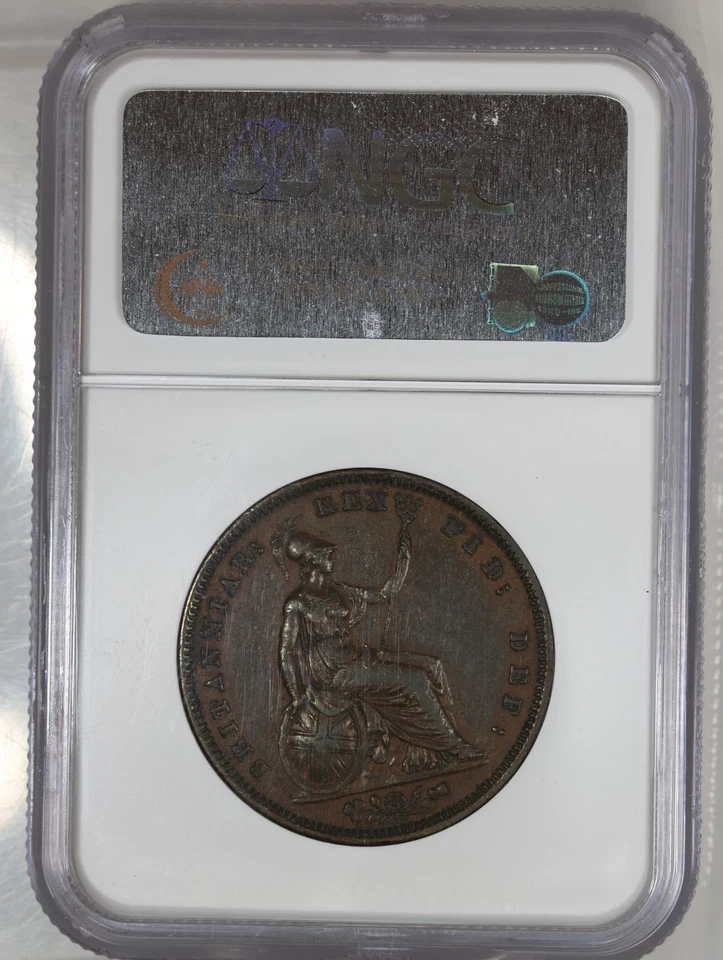 1831 Great Britain Penny King William IV Penny NGC XF40BN - Image 4 of 4