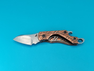 Kershaw Cinder Key Chain Bottle Opener Pocket Knife Copper Handle 1025CU