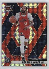2024 Panini Mosaic Choice Fusion Red & Yellow Prizm 18/75 Derrick Jones Jr 1f7d