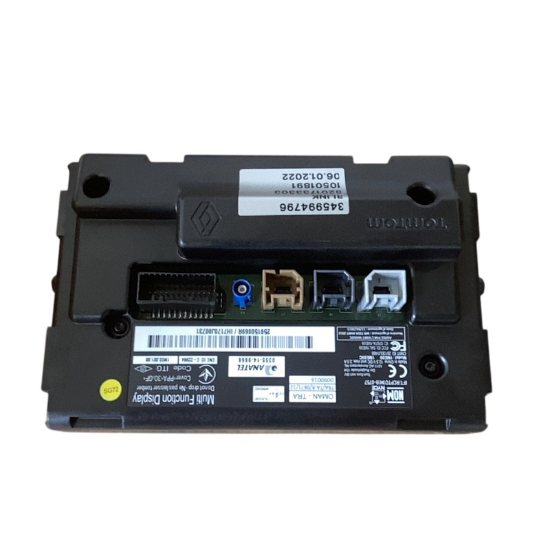 Console de navigation RENAULT TomTom 259150869R d'origine constructeur finition noire