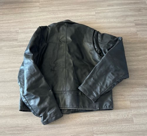 Vintage 70’s Sears The Leather Shop Motorcycle Ramones Jacket Mens 46 Stunning - Picture 10 of 16