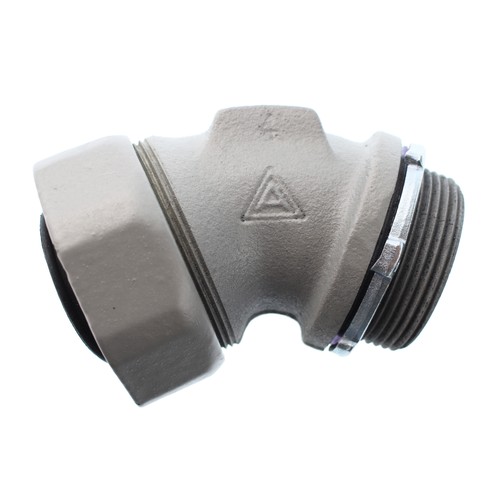 AMERICANBOA BOAFLEX NBLC-150-02-M-45 LIQUIDTIGHT CONDUIT CONNECTOR, 1-1/2" X 45°