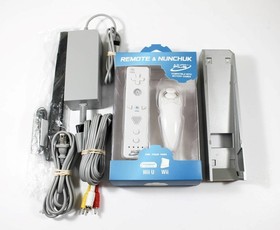 White Nintendo Wii System Console Bundle - Discounted