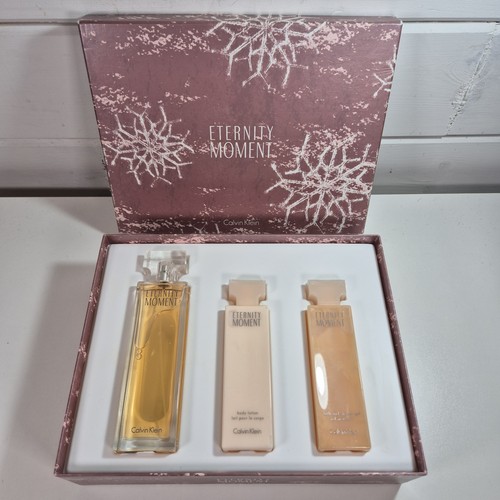 Calvin Klein Eternity CK 3er Geschenkset 100ml EDP Spray 100ml Set 100ml Gel Damen