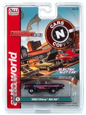 SC360-5BP Auto World 1962 Chevy Bel Air Thunder Jet Cars 'n Coffee Black  Purpl