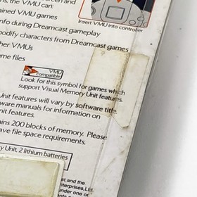 New Sega Dreamcast Visual Memory Unit VMU Open Box