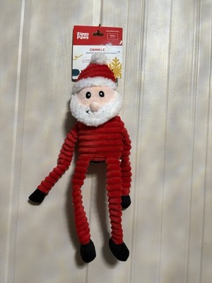 Zippy Paws  Santa Long Leg 9   Dog Toy With Squeaker