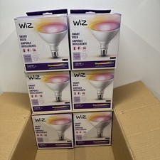 6 WiZ Connected 120W PAR38 Color LED Light Bulb - Connects to Your Wi-Fi - E26