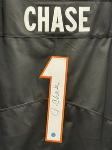 Ja’Marr Chase Signed Cincinnati Bengals NIKE Jersey NWT NFL ALL-PRO PC COA LSU🐅