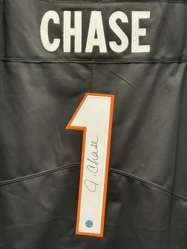 Ja’Marr Chase Signed Cincinnati Bengals NIKE Jersey NWT NFL ALL-PRO PC COA LSU🐅