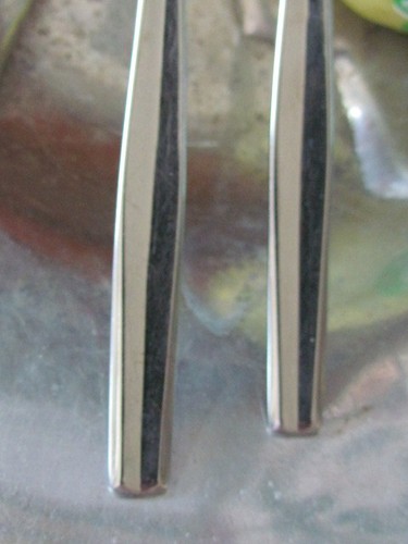 Frankfurt WMF Cromargan Stainless Germany 2 Dinner 7 5/8" Forks Lot - Picture 11 of 14