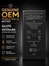 Genuine OEM Google Pixel 6a Battery GLU7G 4410mAh Original Replacement