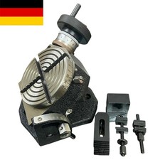 Teilapparat Rundtisch &Oslash; 80 mm schwenkbar mit Spannpratzen Satz