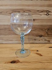 Bombay Sapphire blue stemmed Gin and tonic glass.