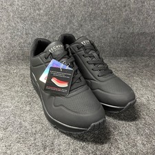 Zapatilla deportiva con cordones SKECHERS Uno Stand On Air para mujer talla US 9 negra
