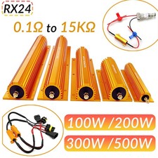 Golden Aluminium Load Metal Resistor Wire Wound 100 200 300 500W Watt High Power