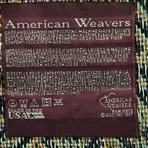 American Weavers Lighthouse Coastal Nautical Tapestry Throw Blanket 51 x 62 EUC! - Picture 7 of 7
