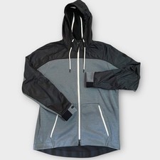 Under Armour The Swacket Jacket Men's Large Gray Hoodie Lightweight Zip Hooded