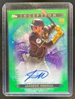 2024 Topps Inception Jackson Merrill Rookies Emerging Star Auto RC Green #42/125