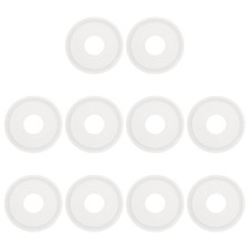 10Pcs Silicone O Ring, 1.95" Sealing Gasket Washers for 0.75" Clamp, White