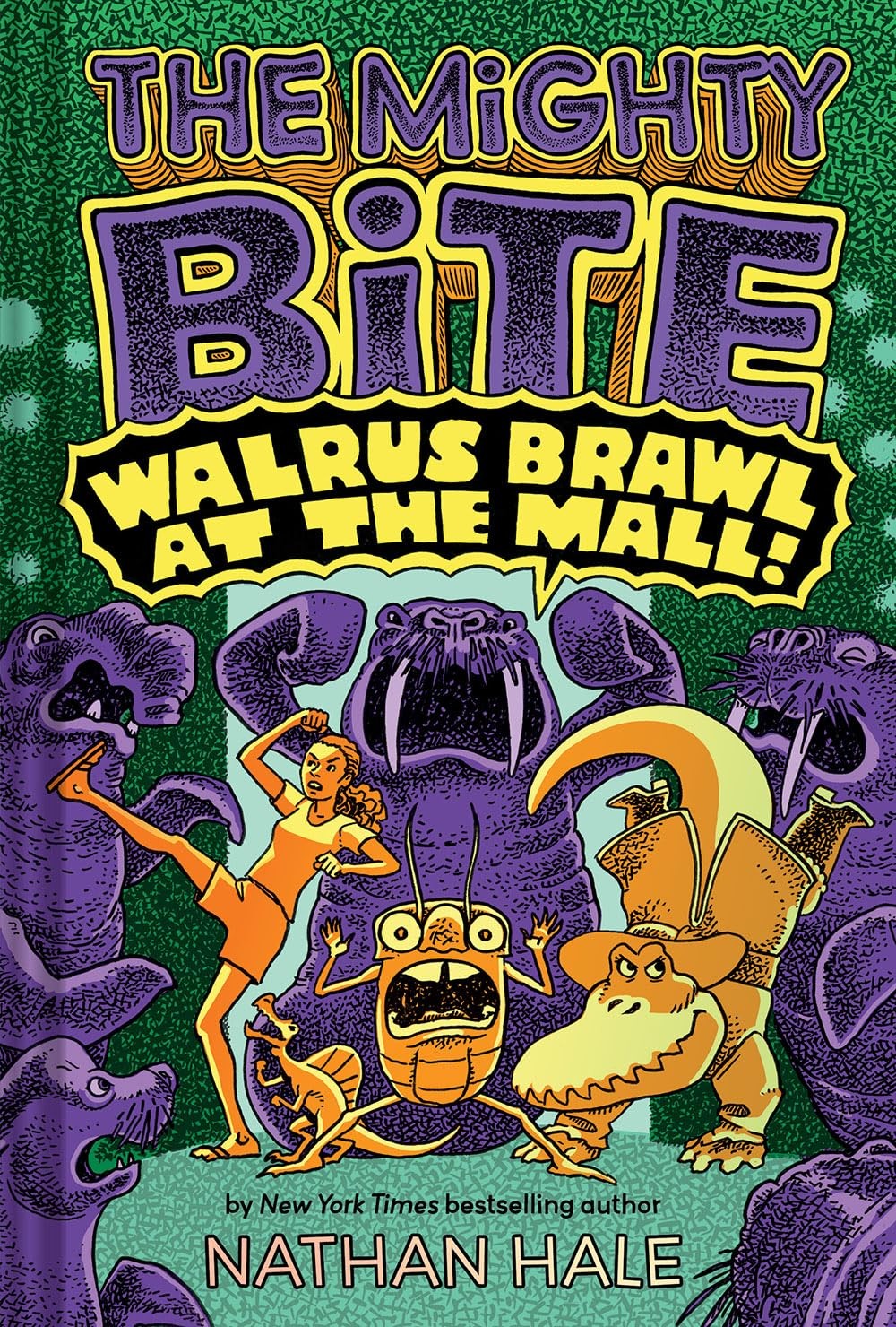 Walrus Brawl at the Mall (The Mighty Bite #2): A Graphic Novel by Nathan Hale - Image 2