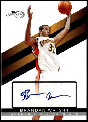 2008-09 Topps Signature #TSA-BW Brandan Wright Autographs #/3645 E1