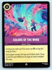 ロルカナCOLORS OF THE WIND エンチャンテッド Colors of the Wind #228 Prices | Lorcana Winterspell | Lorcana Cards