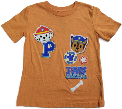 Jumping Beans Paw Patrol Marshall Chase Boys Orange Graphic T-Shirt Tee