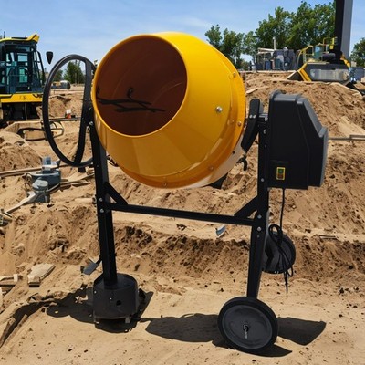 8.48 cu.Ft/240L Electric Cement Mixer Concrete Mortar Machine with 2 Blade 28RPM