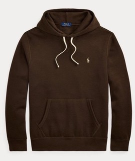 POLO RALPH LAUREN THE RL FLEECE HOODIE KAPUZENPULLOVER NUTMEG BROWN NP 185