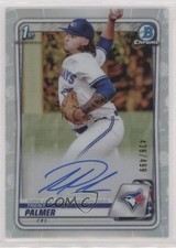 2020 Bowman Draft Chrome Picks Refractor 438/499 Trent Palmer #CDA-DCR Auto 0dp1
